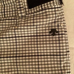 Descente checked ski pant
